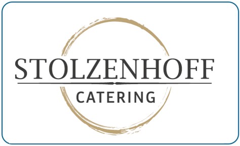 Ein Logo mit der Aufschrift "Stolzenhoff Catering" in schwarzen Buchstaben auf weißem Hintergrund.