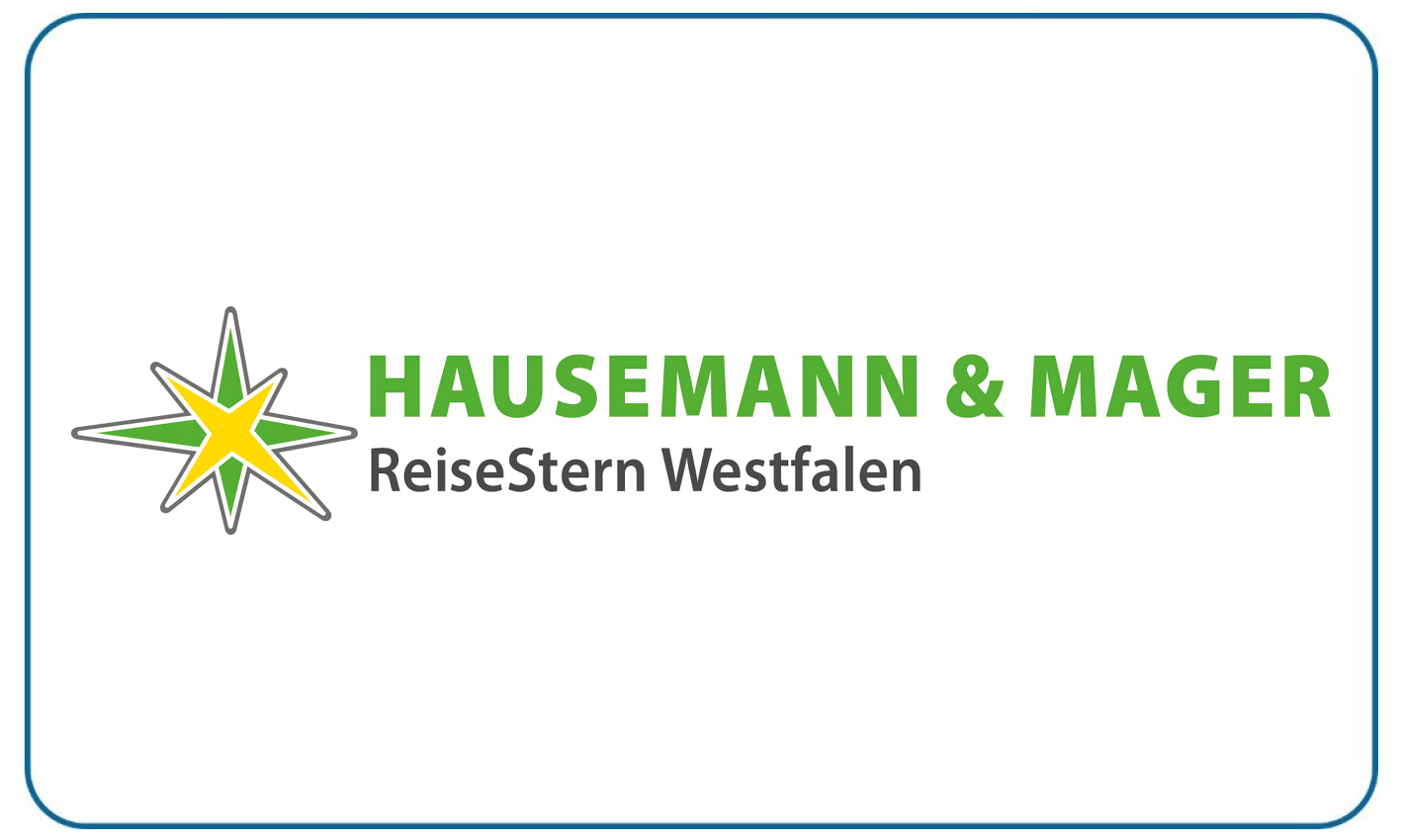 Logo mit grünem und gelbem Stern neben grünem und schwarzem Text auf weißem Hintergrund