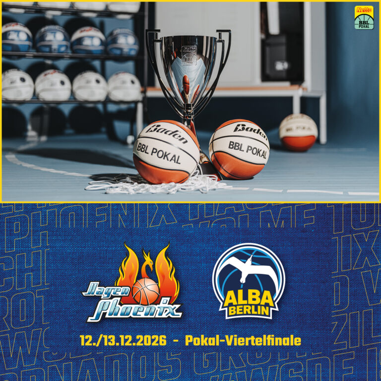 Netto BBL Pokal: Viertelfinal-Heimspiel gegen ALBA Berlin!